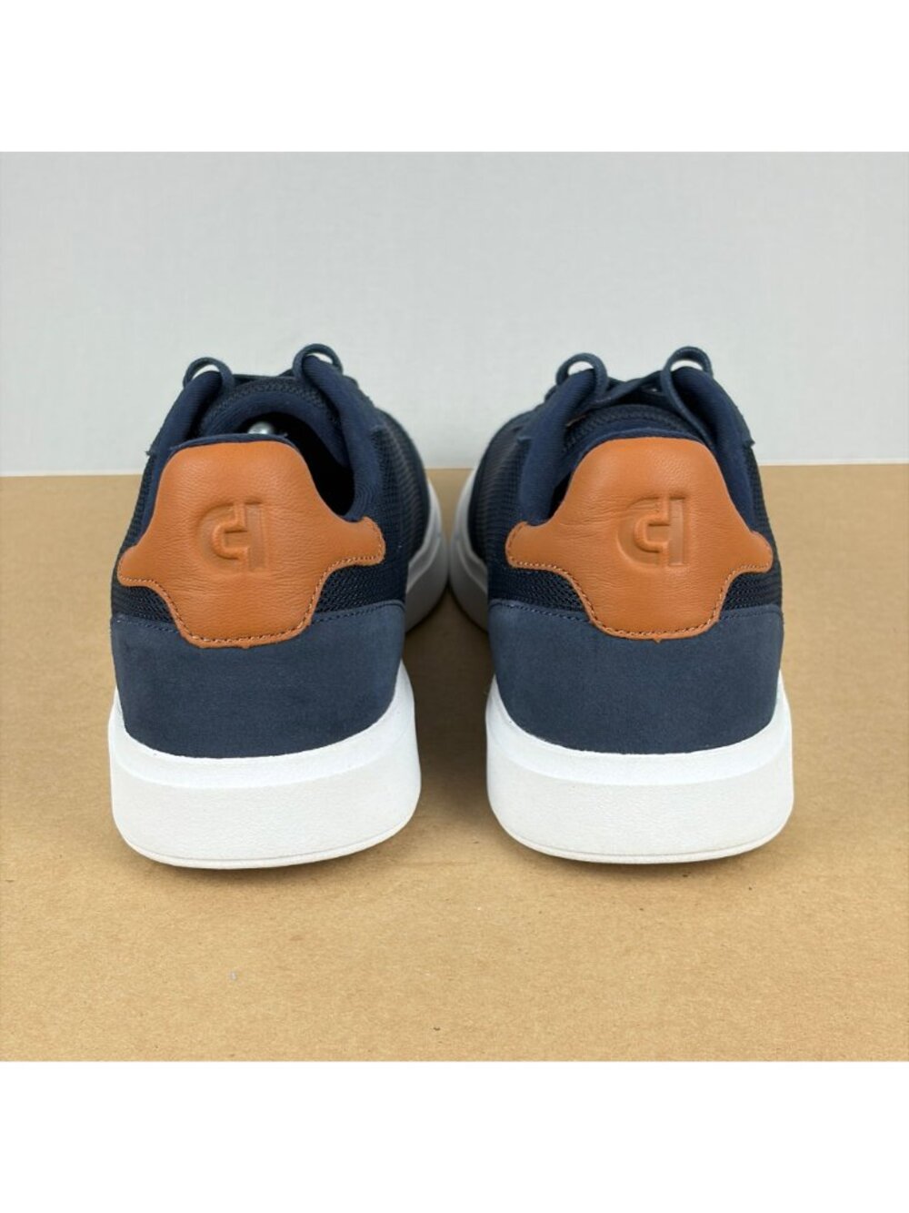 Cole Haan Grand Crosscourt Sideserve Casual Shoes Mens 10.5 Navy Blue Sneakers - Picture 4 of 10
